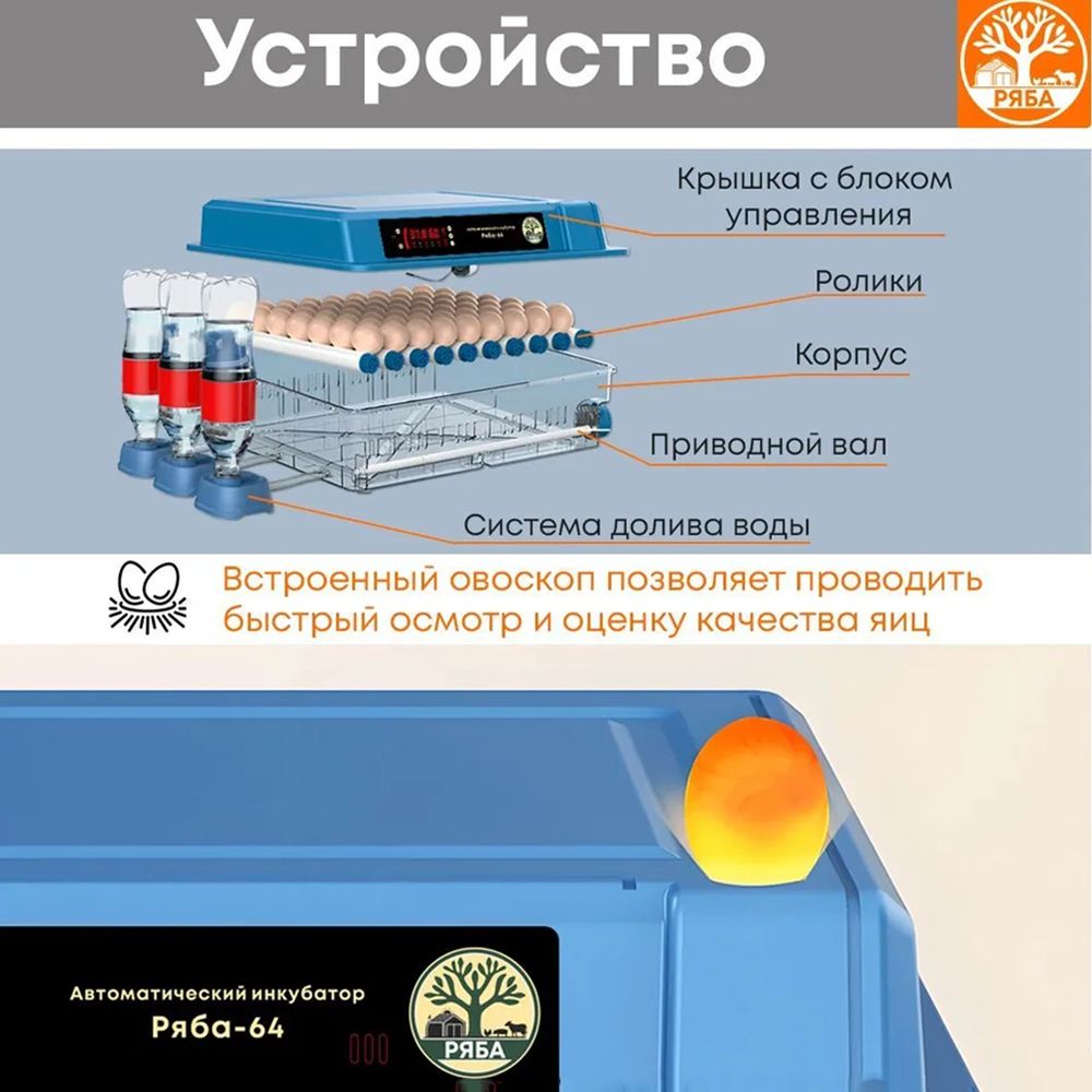 56 инкубатор для яиц двойного питания полностью автоматический домашний ...
