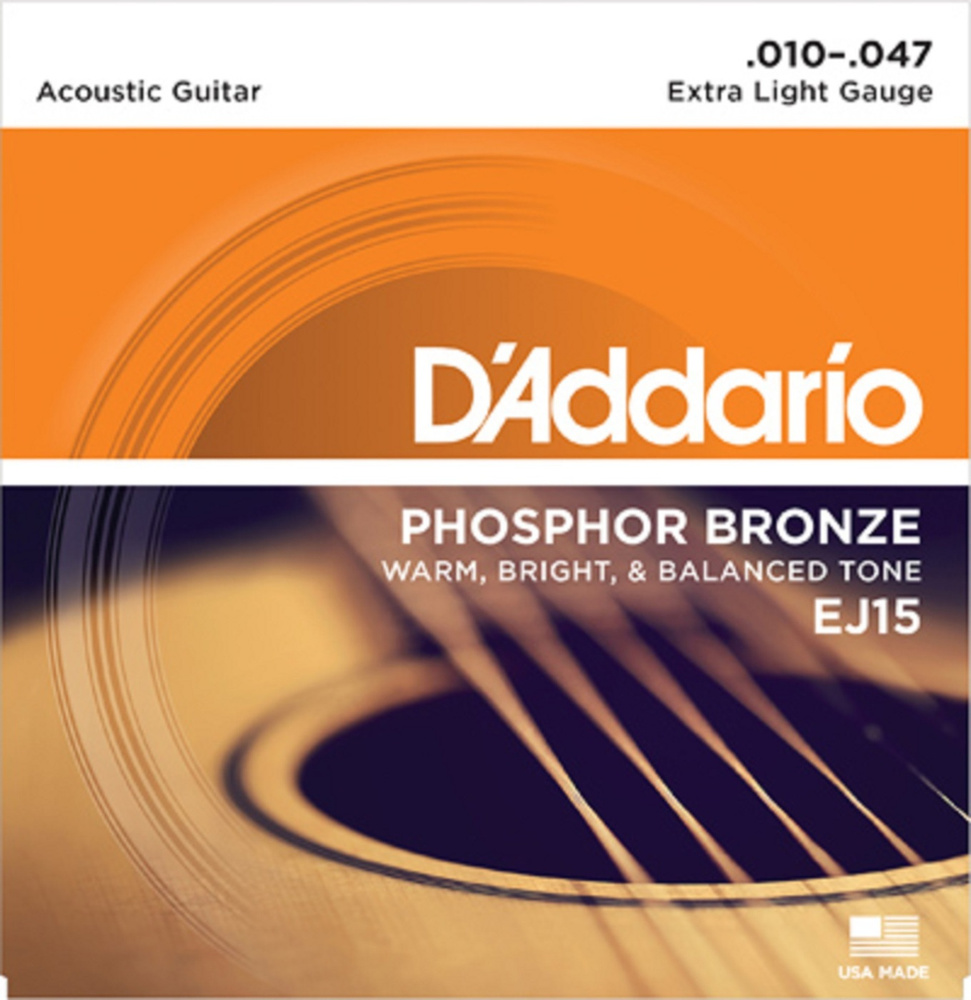 Комплект струн для акустической гитары D'Addario EJ15 #1