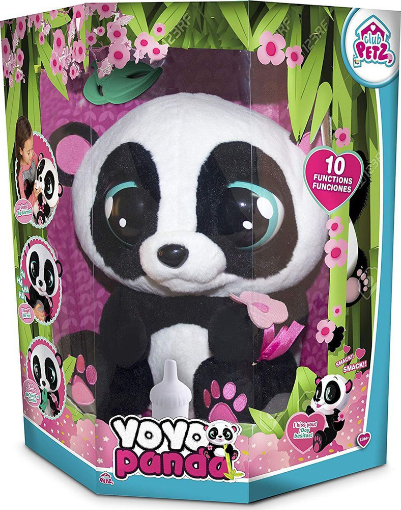 Интерактивная игрушка IMC Toys Club Petz Панда Yoyo, 95199. Уцененный товар  #1