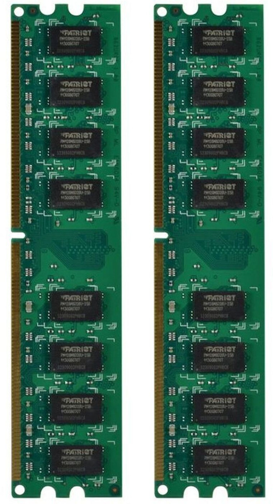 Patriot Memory Оперативная память Signature DDR2 800 МГц 2x2 ГБ (PSD24G800K) #1