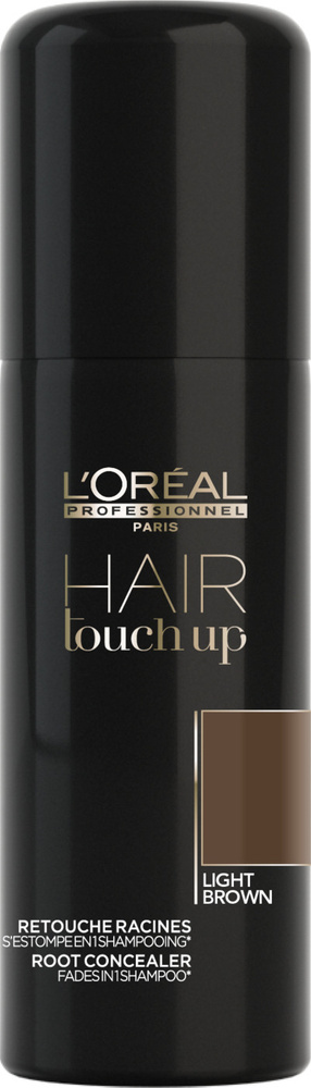 L'Oreal Professionnel Hair Touch Up Спрей для волос, тон светло-коричневый, 75 мл  #1