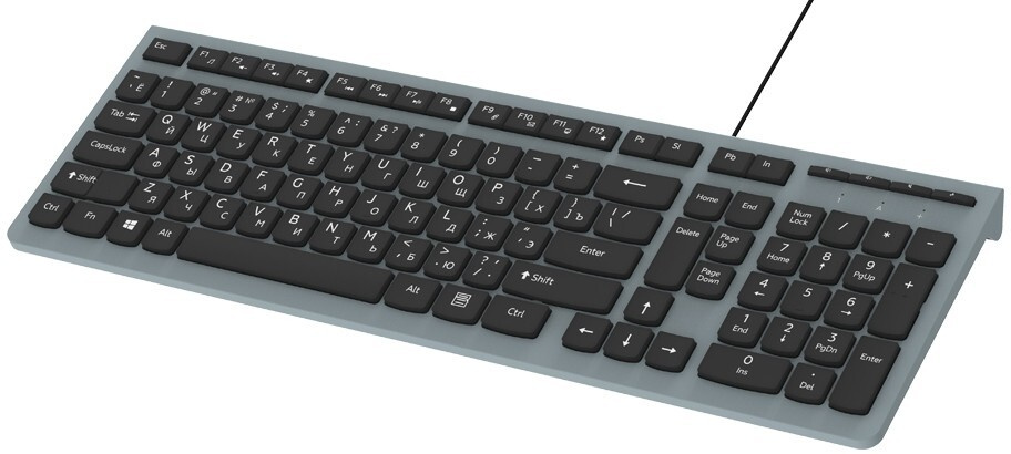 Ritmix Игровая клавиатура проводная RKB-400, темно-серый #1