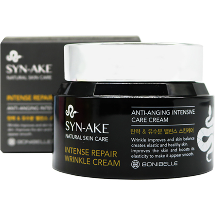Enough Bonibelle Syn-Ake Intense Repair Wrinkle Cream Антивозрастной крем для разглаживания морщин с #1