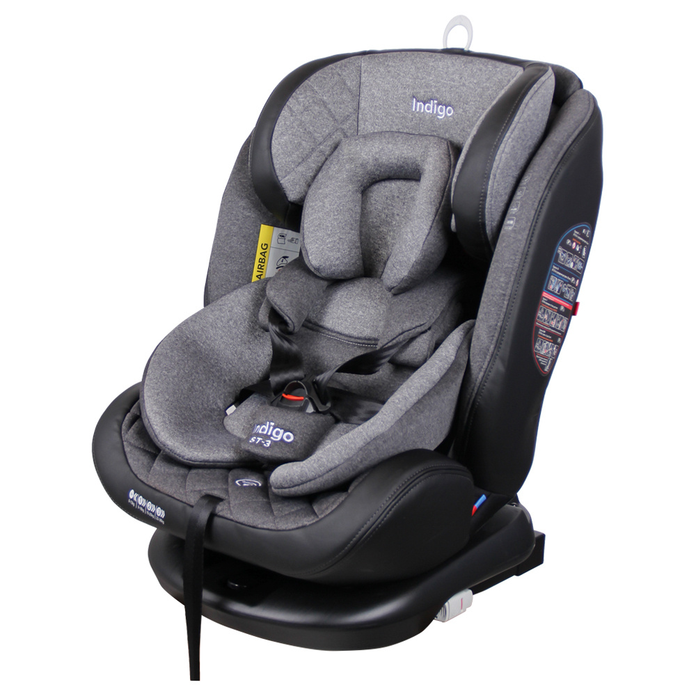 Автокресло INDIGO Aero ISOFIX серый #1