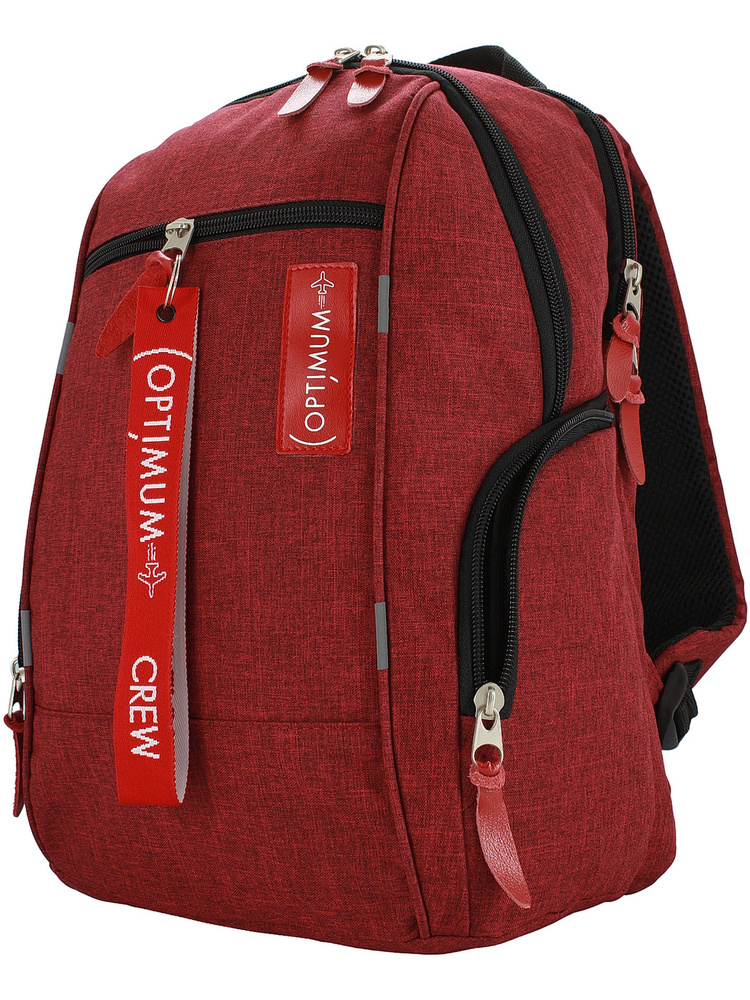 Рюкзак женский мужской детский для девочки мальчика школьный городской Custom RL, красный  #1