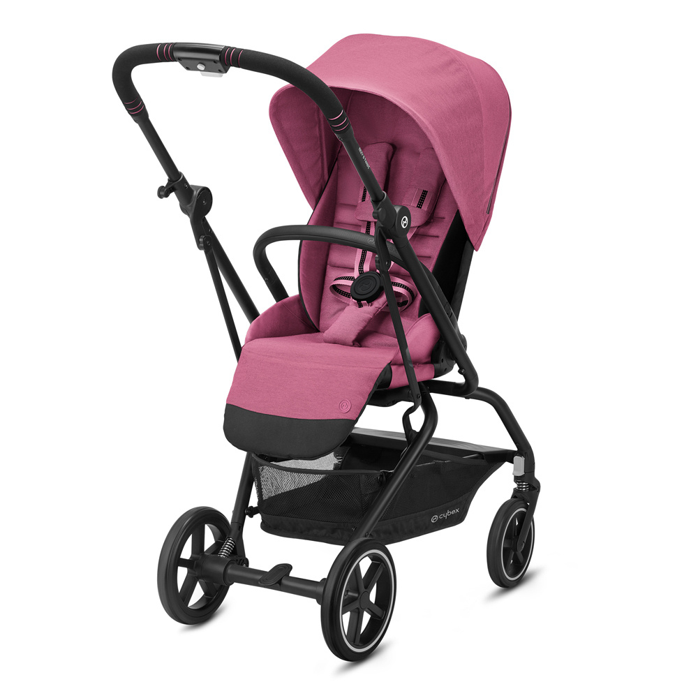 Коляска прогулочная Cybex Eezy S Twist Plus 2 BLK без дождевика, цвет Magnolia Pink розовый  #1