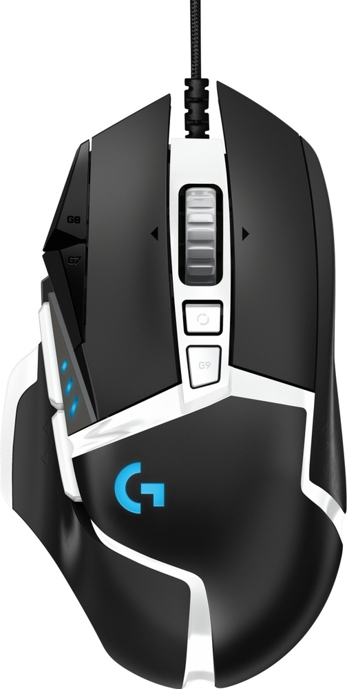 Logitech G Игровая мышь проводная G502SE HERO, черный, белый #1