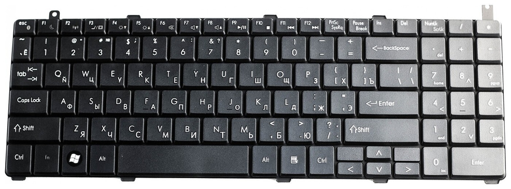Клавиатура для ноутбука DNS Hasee A550 P/N: SW8, MP-05696SU-9203 AESW8700010 #1