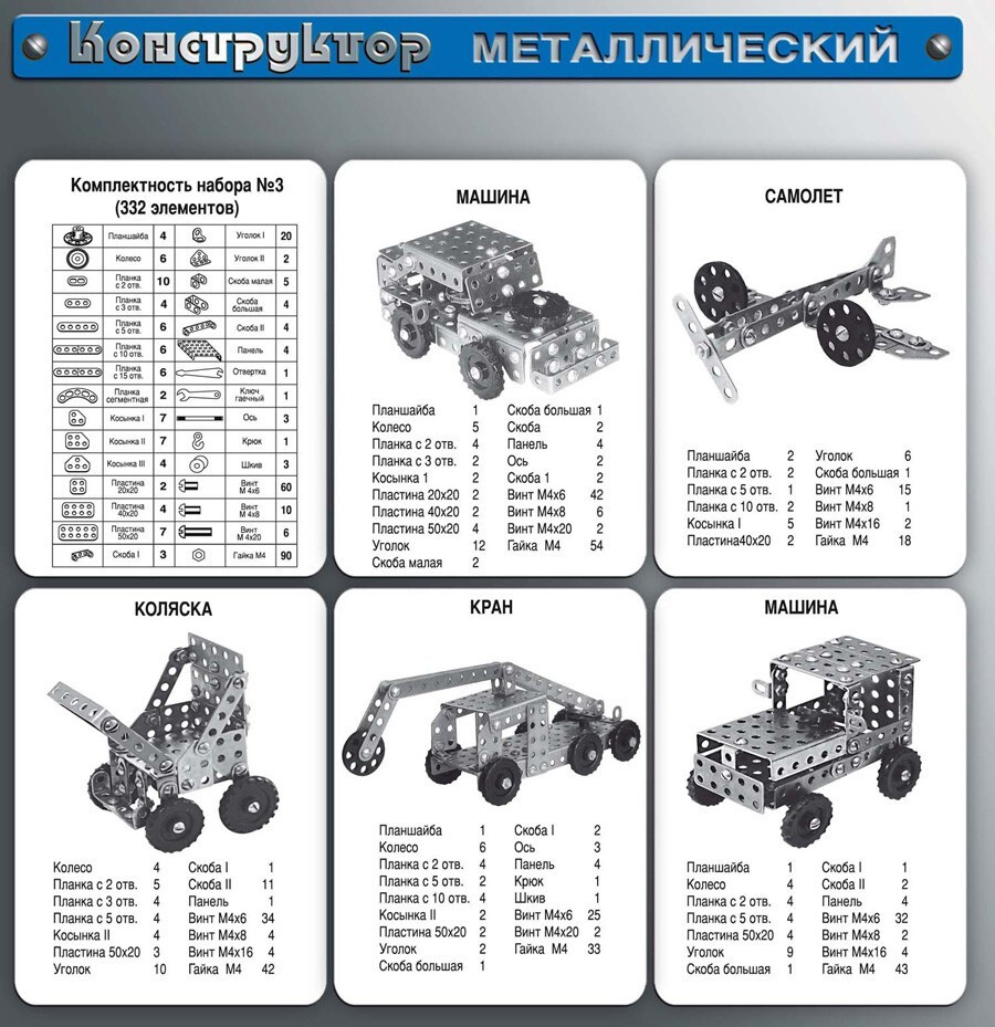 Металлический конструктор Десятое Королевство 