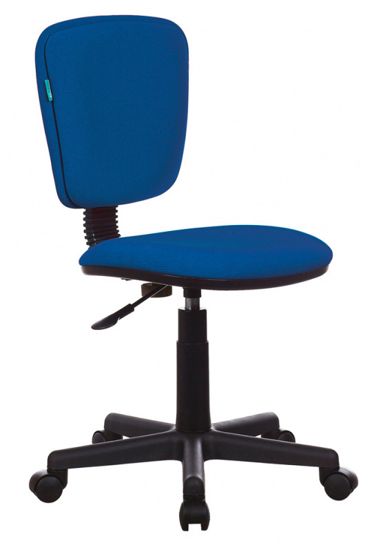 Кресло компьютерное Ch-204NX синий, ткань / Офисное кресло для оператора, персонала, сотрудника, для #1