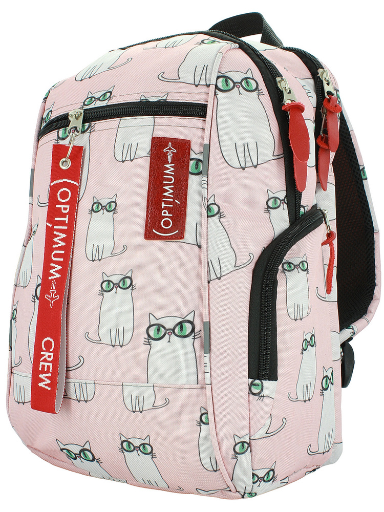 Рюкзак женский мужской детский для девочки мальчика школьный городской Custom RL, умные коты  #1