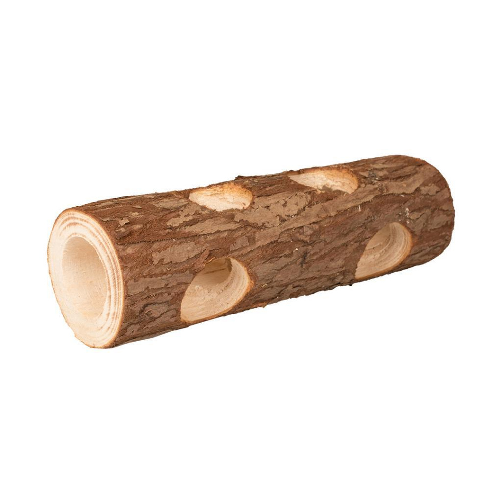 Игрушка для грызунов деревянная DUVO+ "Тоннель с ходами", M, 20х7см (Бельгия)  #1