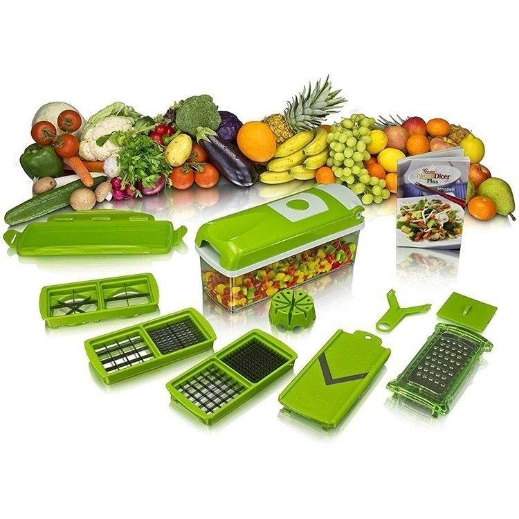 Овощерезка Nicer Dicer Plus, прибор для терки овощей и фруктов, ломтерезка, терка, овощечистка, фрукто-овощерезка #1
