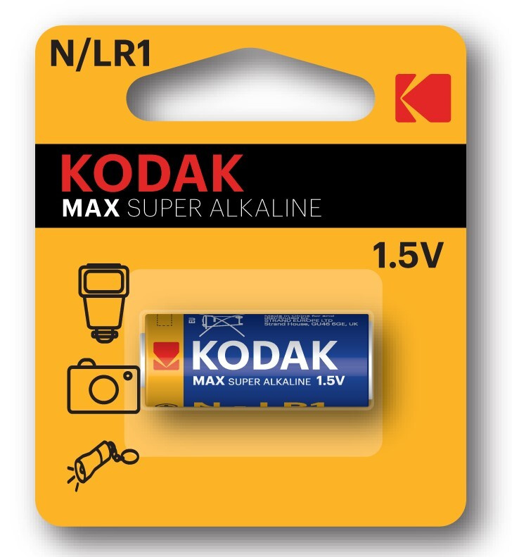 Kodak Батарейка N, Щелочной тип, 1,5 В, 1 шт #1