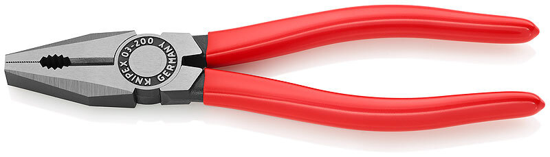 KNIPEX Плоскогубцы комбинированные, диаметр реза - средняя проволока 3.8 мм, твёрдая-2.5 мм, кабель-13 #1