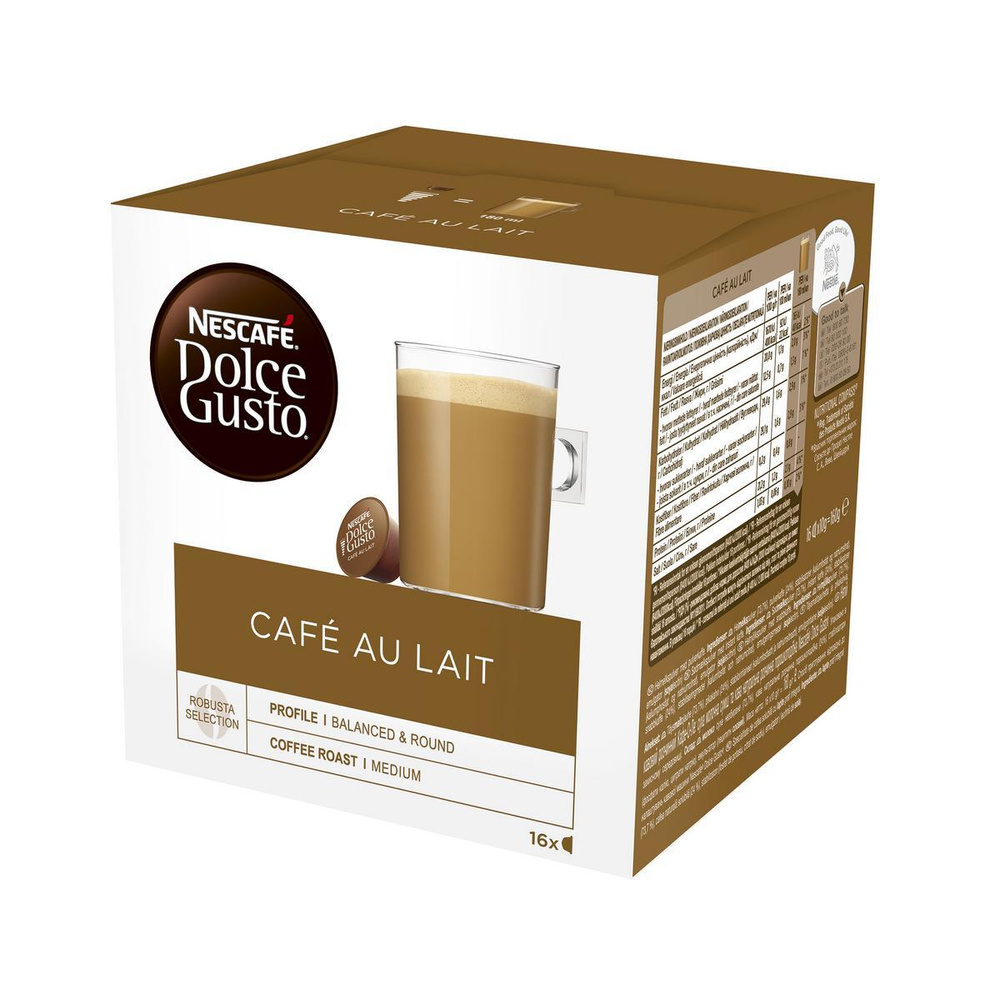 Кофе в капсулах Nescafe Dolce Gusto Caf Au Lait, 16 шт #1