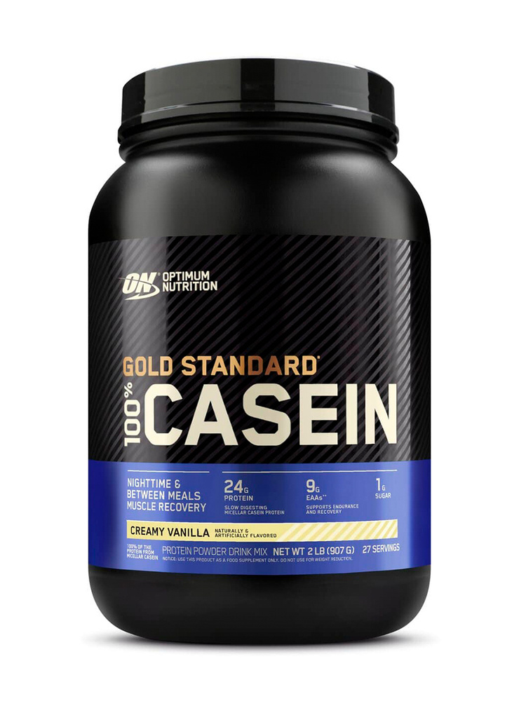 Казеиновый протеин Optimum Nutrition Gold Standard 100% Casein 825 гр Сливочная ваниль  #1