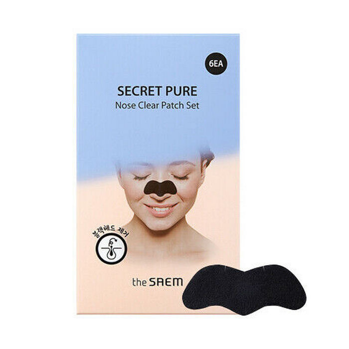 The Saem Набор патчей для очищения кожи носа от черных точек Secret Pure Nose Clear Patch Set, 6 шт  #1