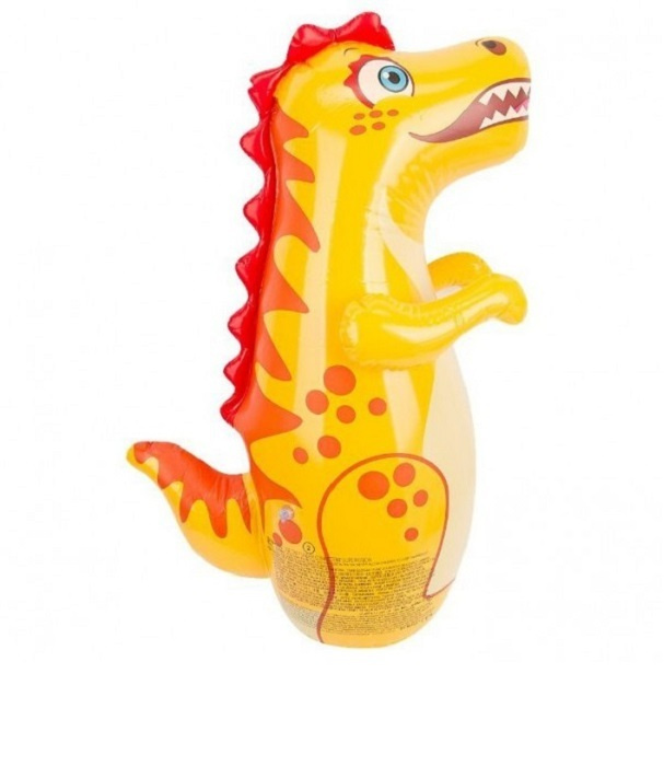 Надувная игрушка-неваляшка Intex 44669 3+ динозавр #1