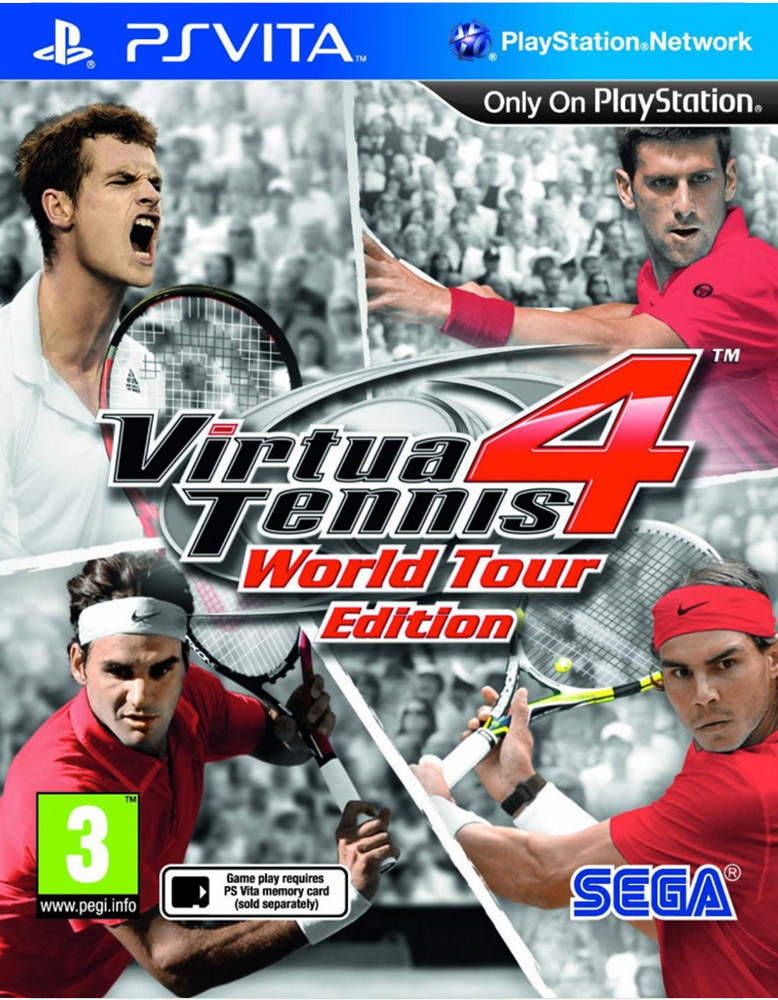 Игра Virtua Tennis 4: World Tour Edition (PS Vita Русская версия) #1