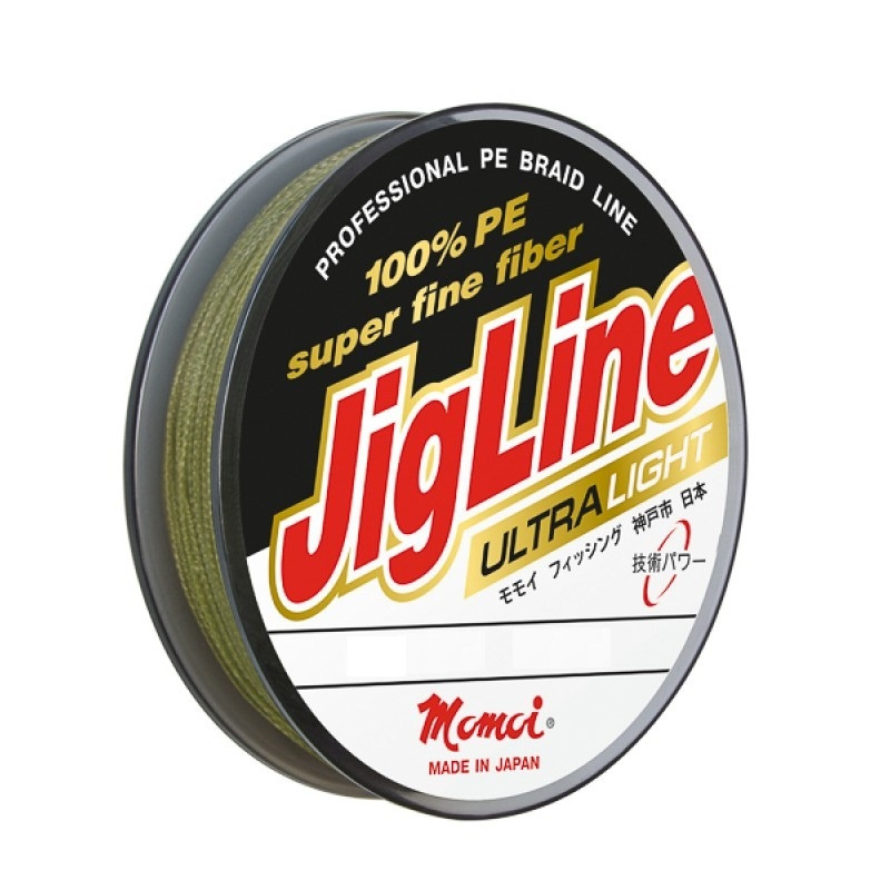 Шнур JigLine Ultra Light 0,08 мм, 5,8 кг, 100 м, хаки #1