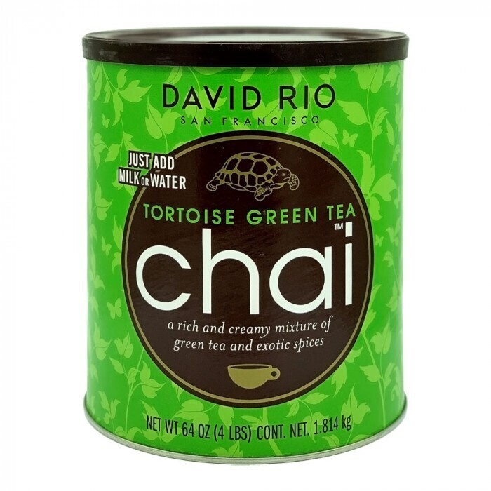 Пряный зеленый чай латте David Rio/Дэвид Рио Chai Tortoise Green (с медом, со специями: кардамон, корица, #1