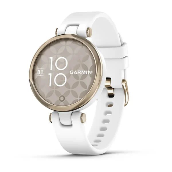 Смарт часы Garmin LILY золотистый-белый, силиконовый ремешок  #1