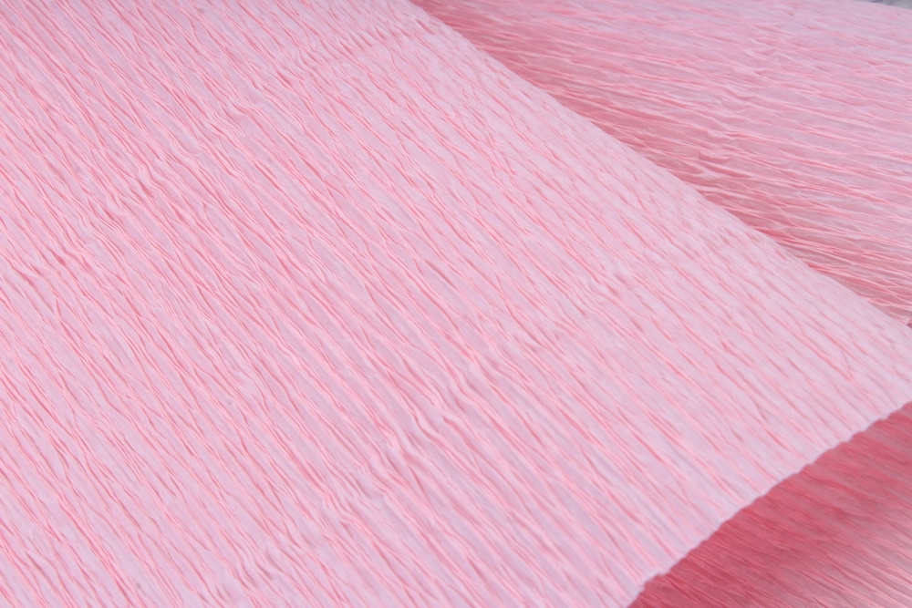 №571 Розовая (гортензия) гофрированная бумага с высокой плотностью 180 г/м2 Италия 0.5 х 2.5м GOFV-180 #1