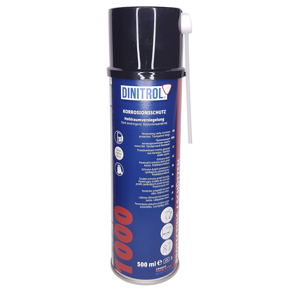 Dinitrol 1000 - Автомобильная антикоррозийная мастика для скрытых полостей, аэрозоль 500 мл.  #1