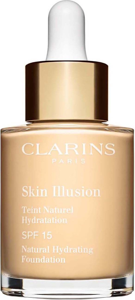 Clarins Skin Illusion Увлажняющий тональный крем с легким покрытием SPF 15, 100.5 cream, 30 мл  #1