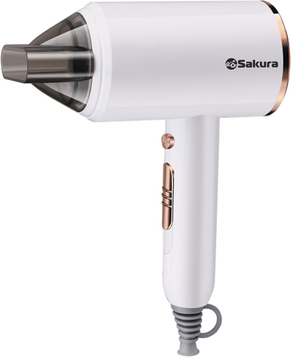 Sakura Фен для волос SA-4045R 1400 Вт, скоростей 2, кол-во насадок 1, белый  #1