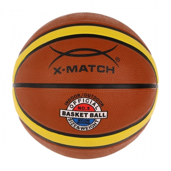 X-Match Мяч баскетбольный, 5 размер, коричневый #1