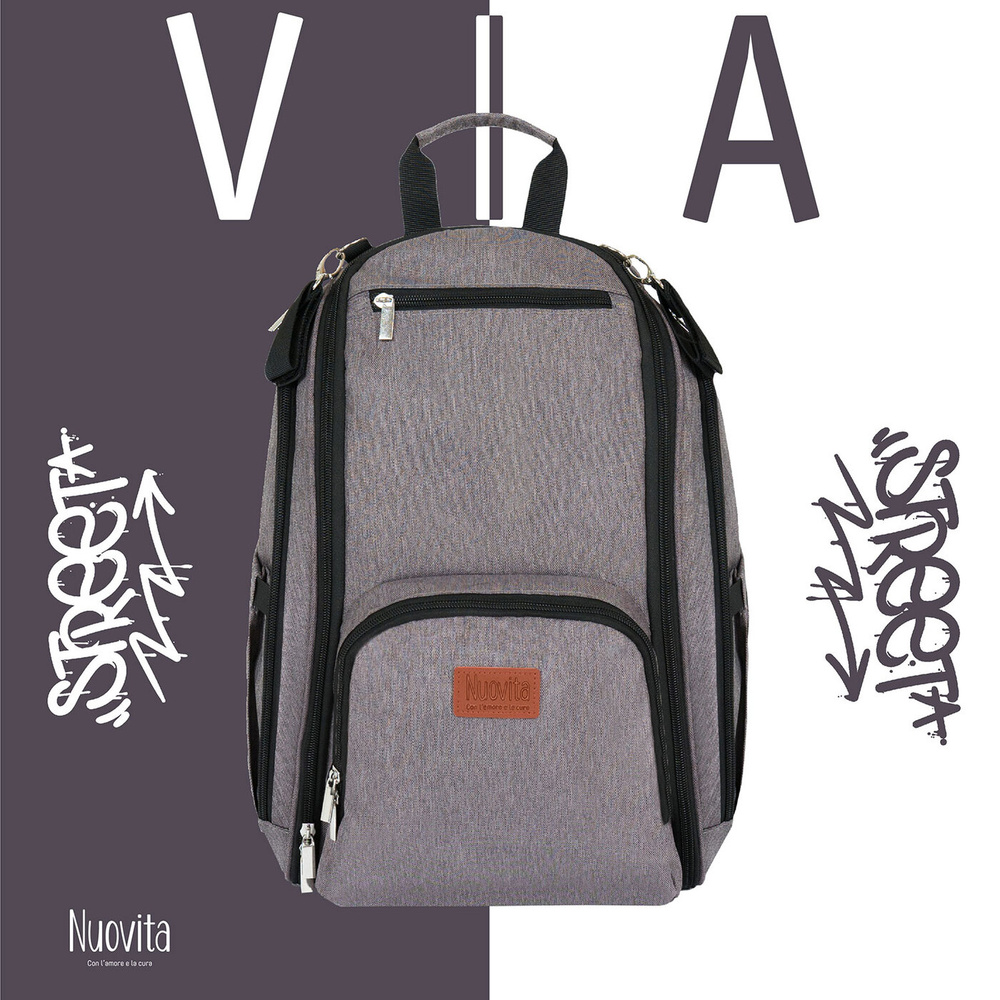 Рюкзак для мамы Nuovita CAPCAP via (Marrone/Коричневый) #1