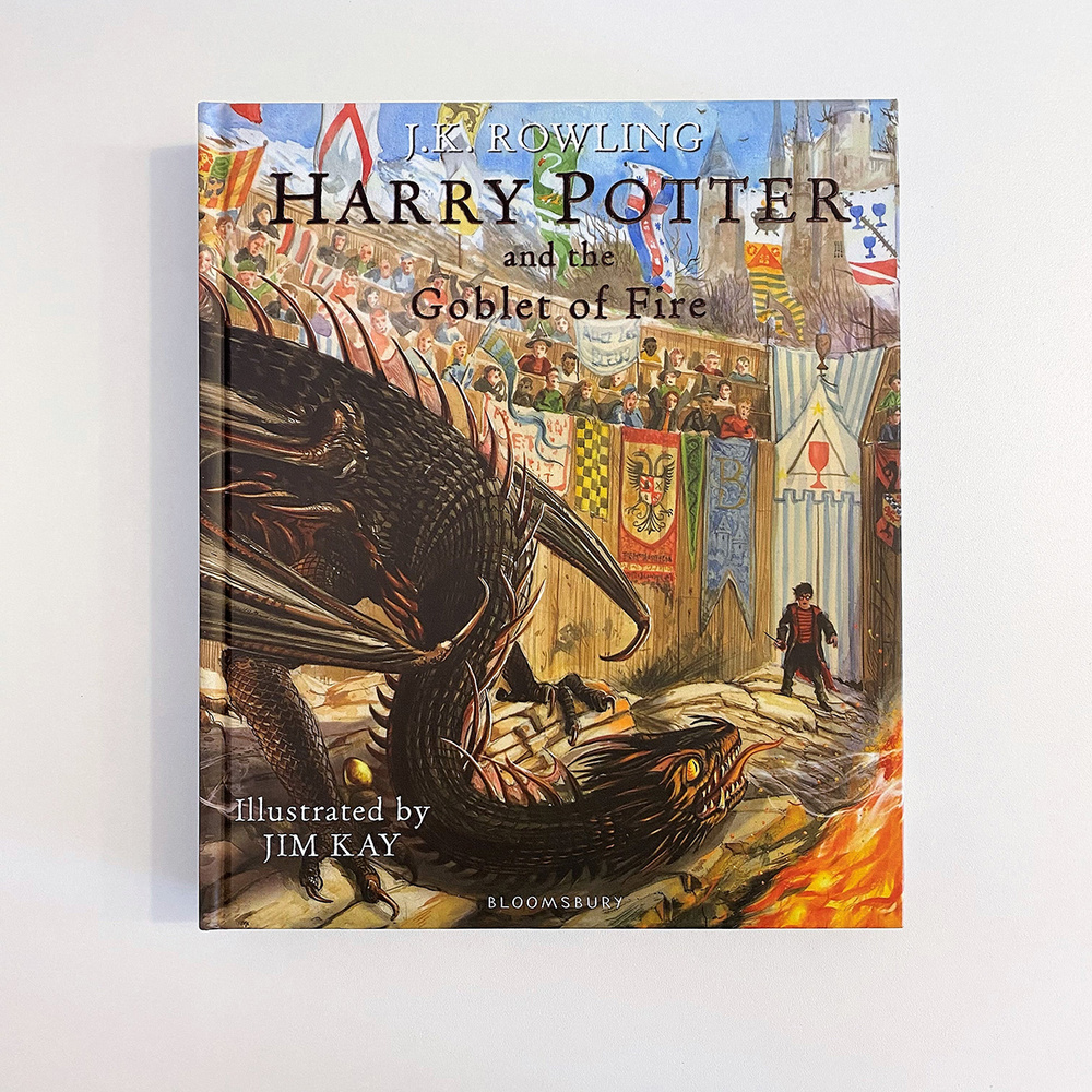 Книга на английском языке Harry Potter and the Goblet of Fire с иллюстрациями Джима Кэя | Роулинг Джоан #1