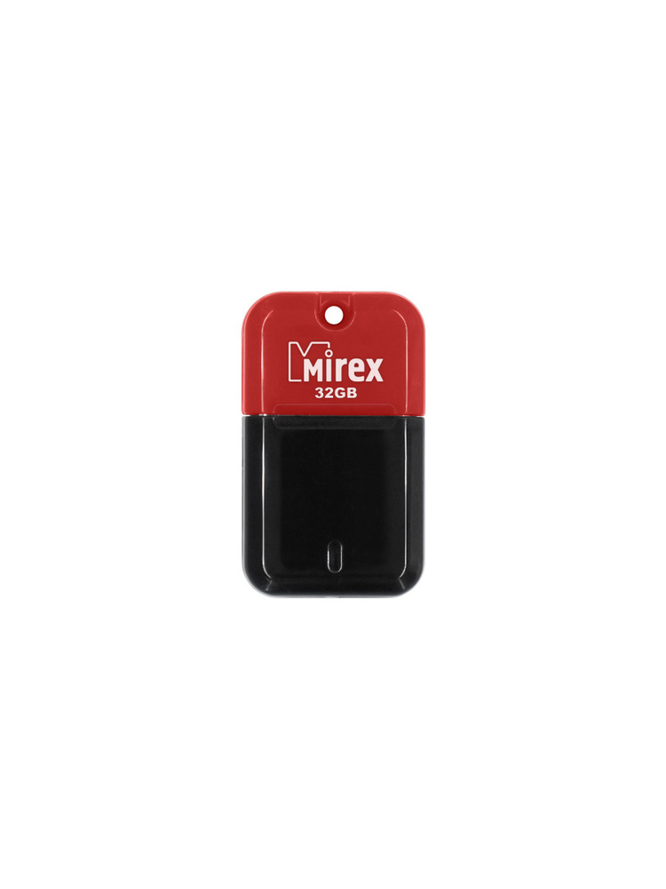 Флеш-накопитель FlashDrive Mirex ARTON RED, 32ГБ, USB 2.0 Type-A, с колпачком, пластик, красный/черный #1