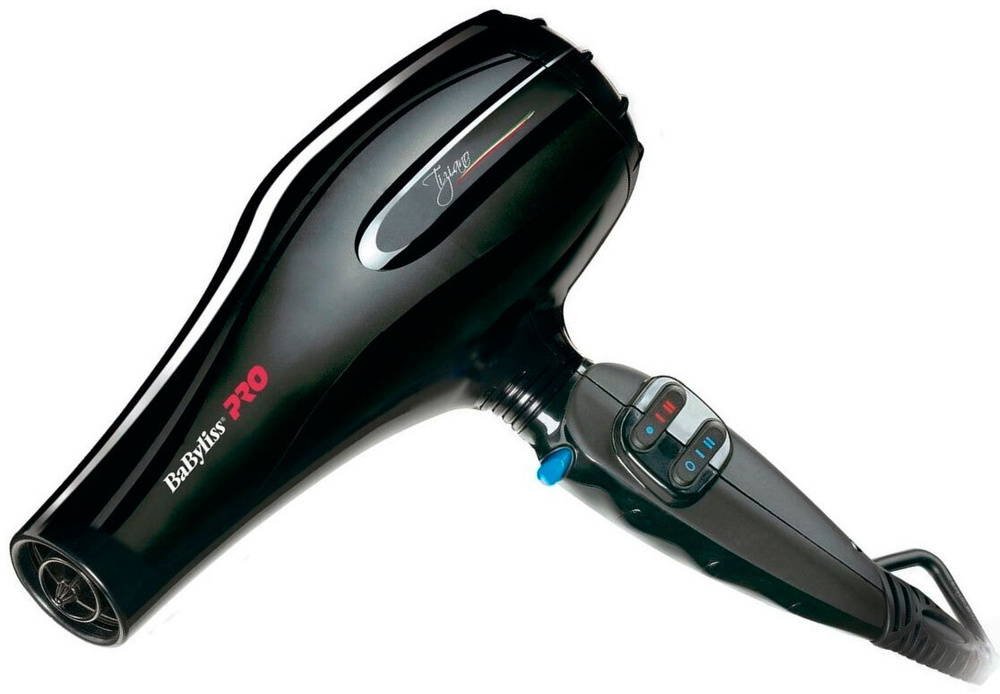 BaByliss PRO Фен для волос Tiziano 2300 Вт, скоростей 2, кол-во насадок 2, черный  #1