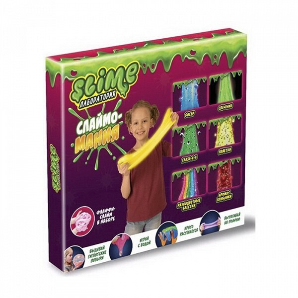 Slime Большой набор для девочек Лаборатория SS300-5 с 5 лет #1