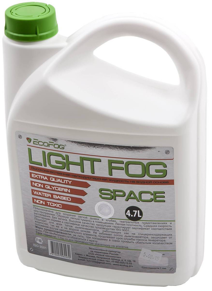 Жидкость для дым машин, легкий средний дым, EcoFog EF-Space #1