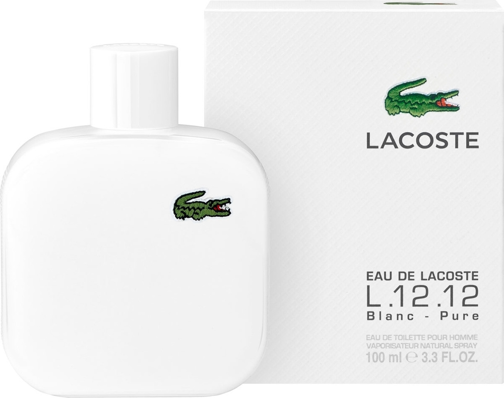 Lacoste L.12.12 Blanc Туалетная вода Мужская 100 мл #1