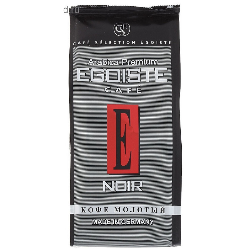 Кофе EGOISTE Noir молотый, 250 грамм #1