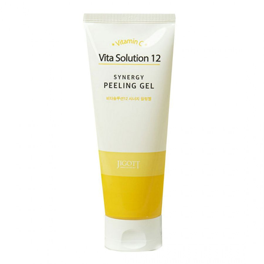 Jigott Пилинг-гель для лица Vita Solution 12 Synergy Peeling Gel 180 мл #1