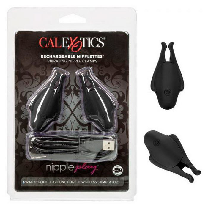 Перезаряжаемые зажимы для сосков Nipple Play Rechargeable Nipplettes #1