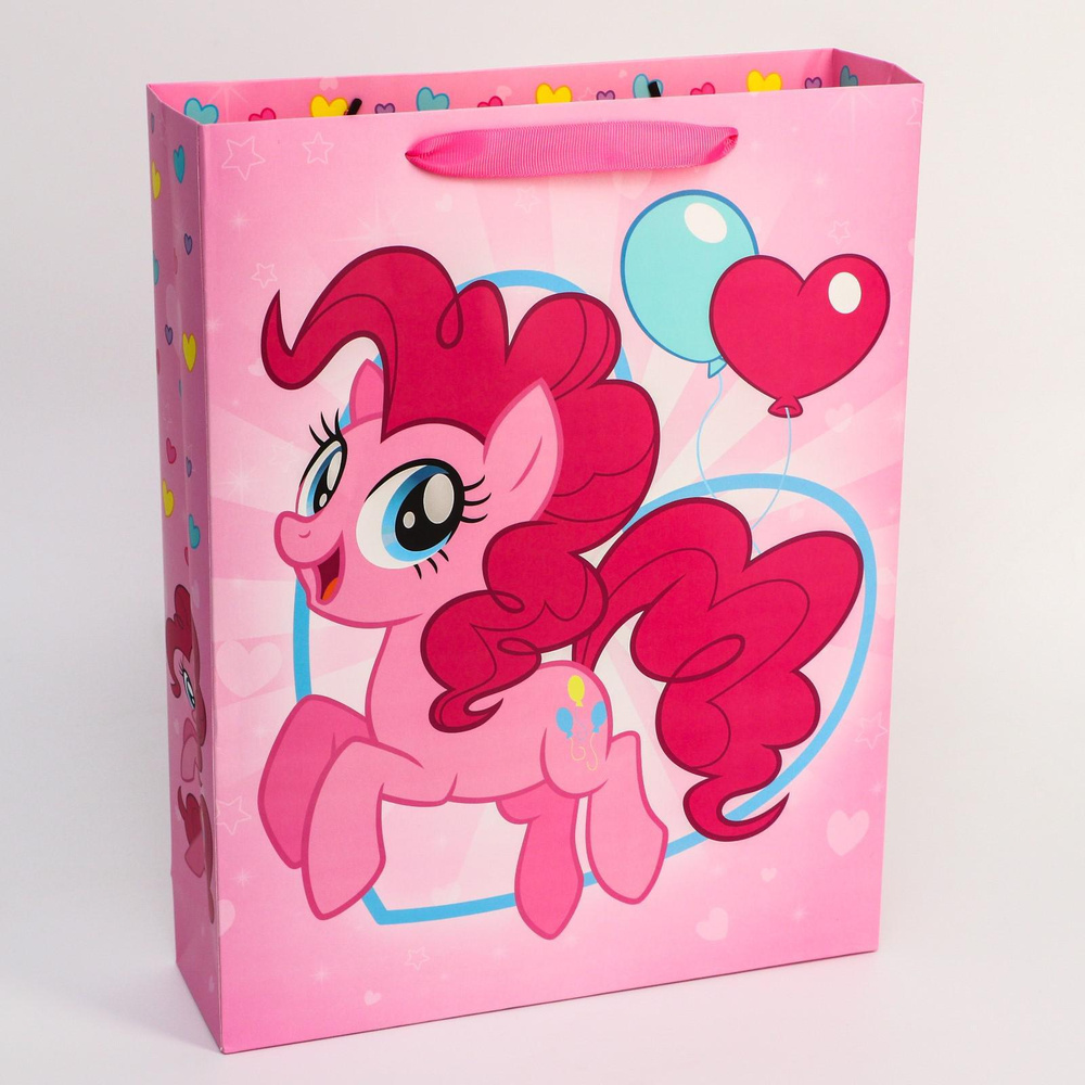 Подарочный пакет "My Little Pony", ламинированный вертикальный, размер 31 х 40 х 9 см, для девочек  #1