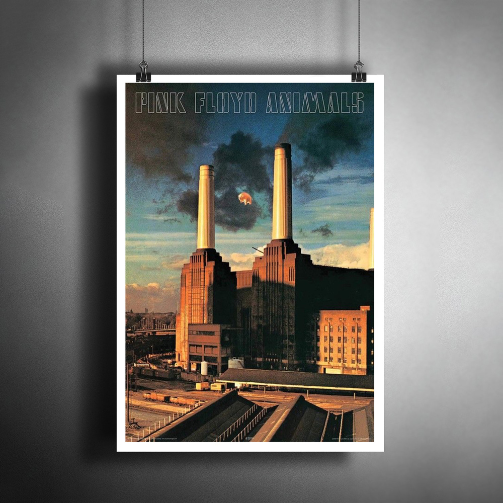 Постер плакат для интерьера "Музыка: Британская рок-группа Pink Floyd (Пинк Флойд)"/ Декор дома, офиса, #1