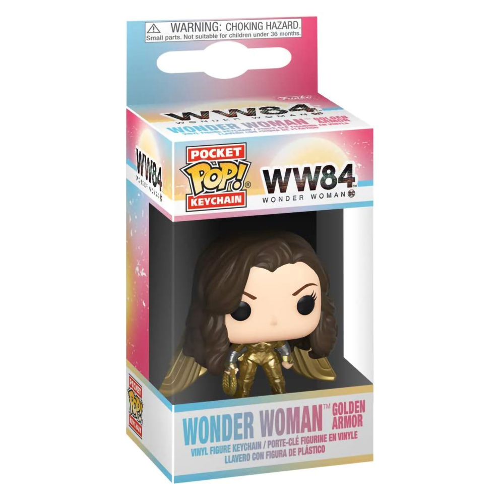 Брелок Funko Pocket POP! Keychain: DC Wonder Woman Golden Armor #1