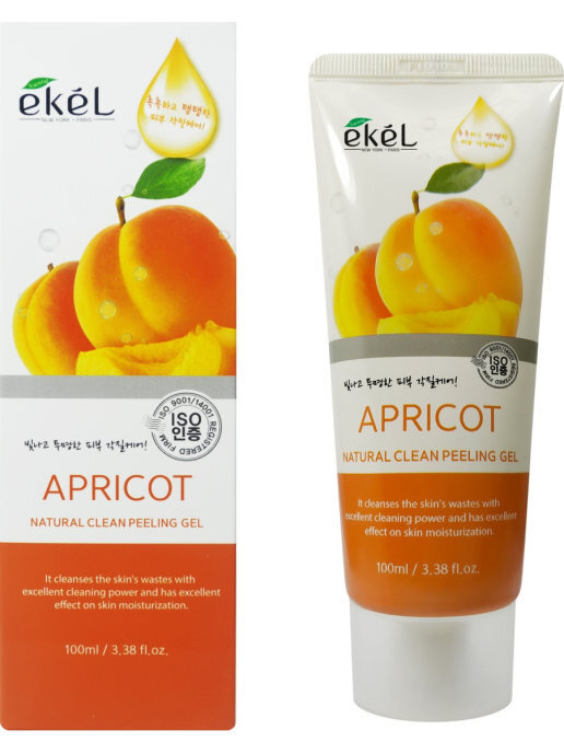 Ekel Скраб-пилинг для лица с экстрактом абрикоса Natural Clean Peeling Gel Apricot 100 мл  #1