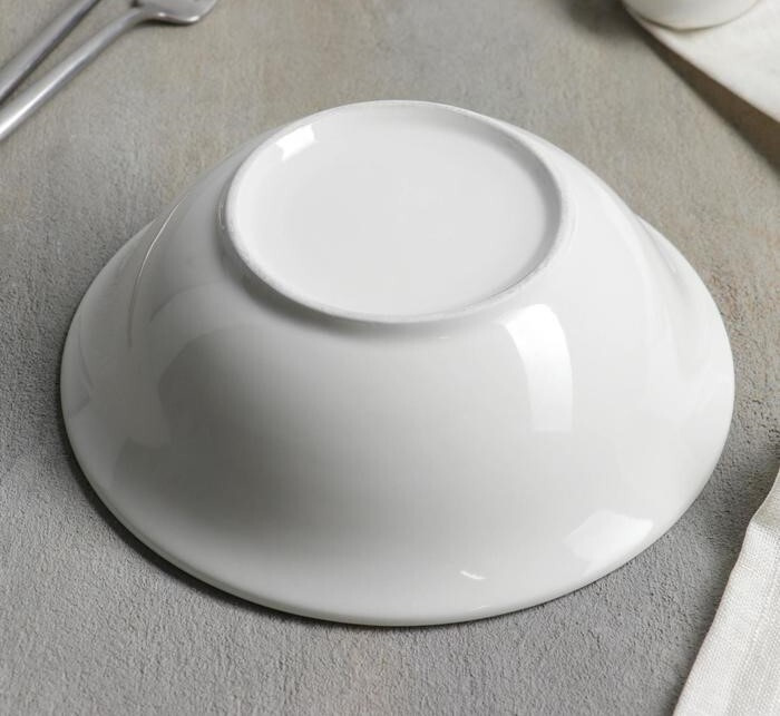 Тарелка глубокая White Label, 20 см, цвет белый #1