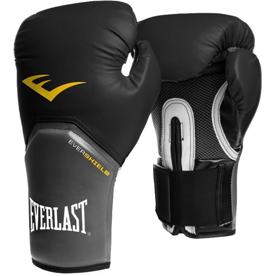 Боксерские перчатки тренировочные Everlast Pro Style Elite - Black (16 oz)  #1