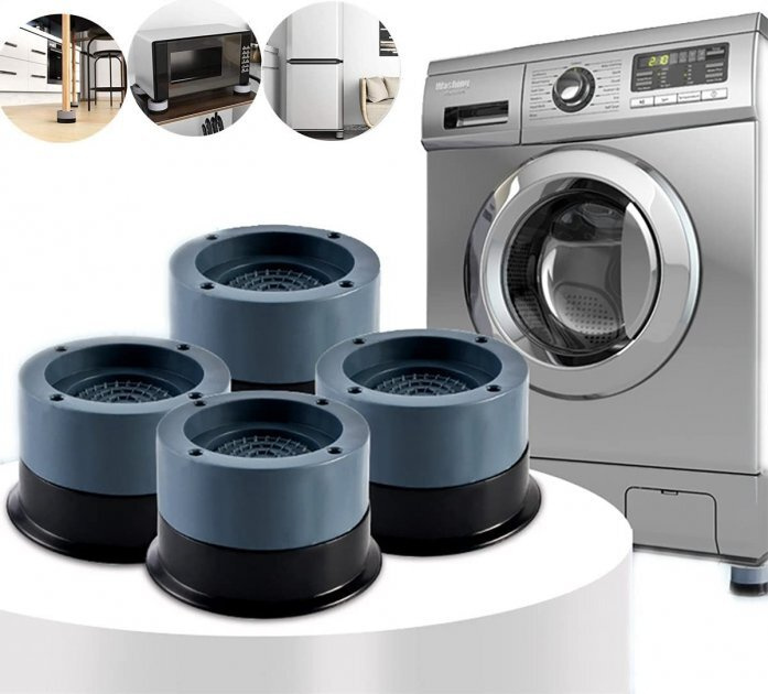 Универсальные антивибрационные подставки для стиральной машины, холодильника и мебели MULTI-FUNCTION #1