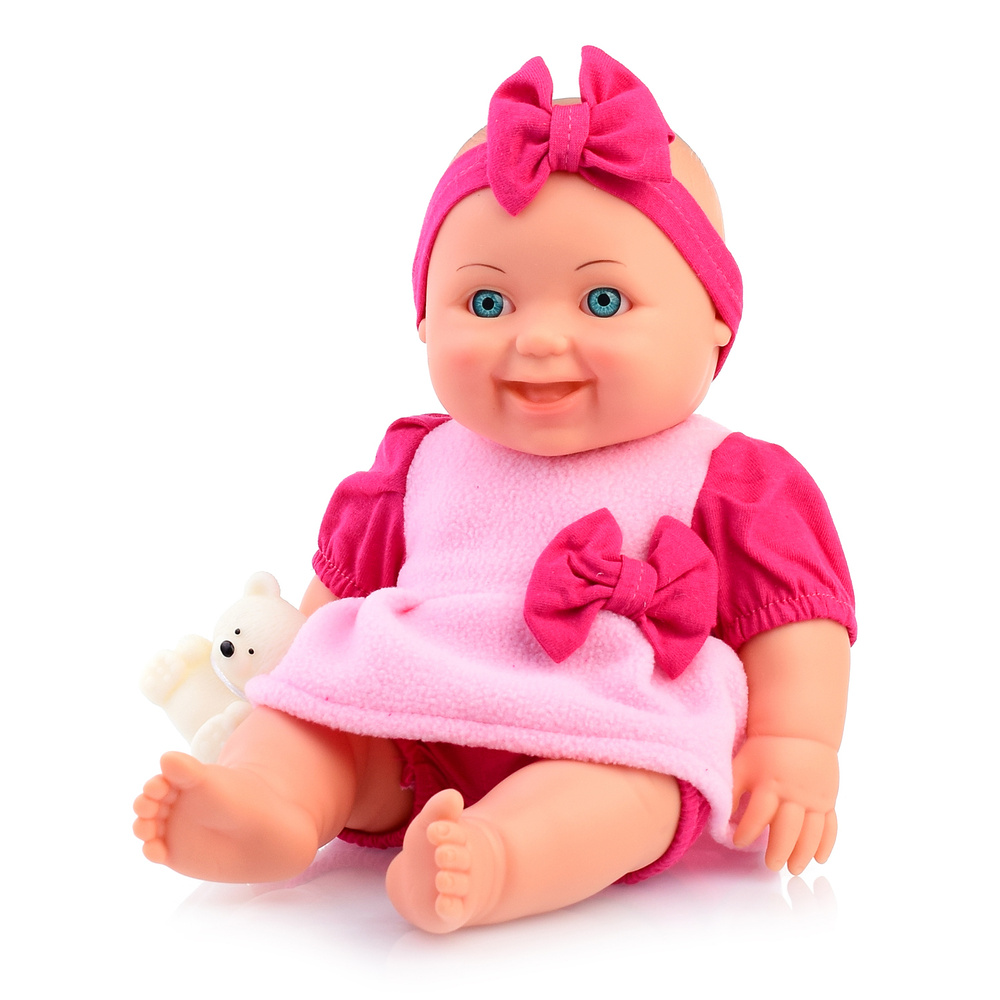 Весна кукла-пупс 30 см Малышка с мишуткой В200 #1